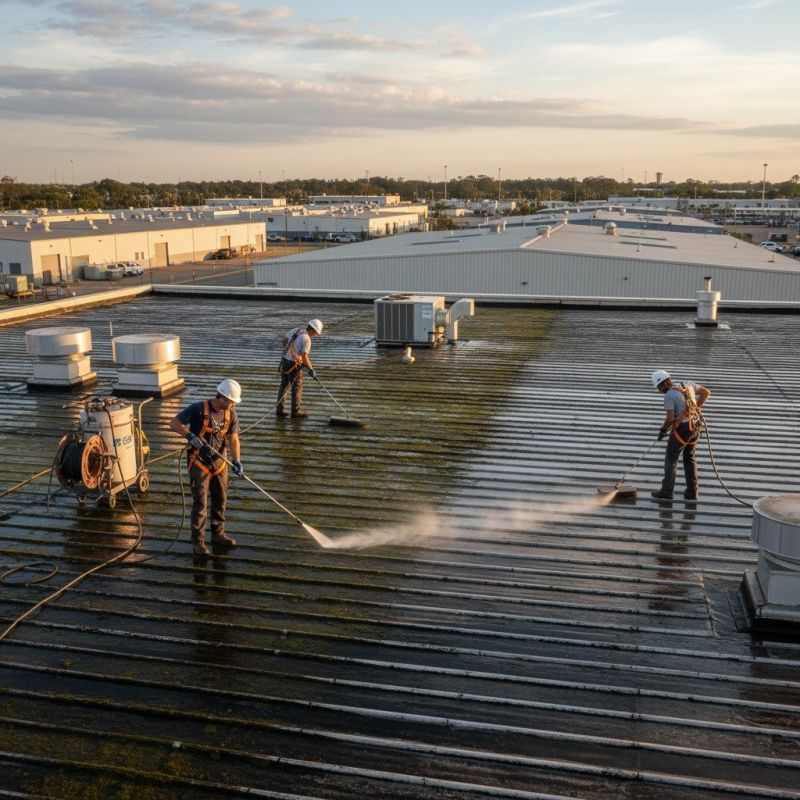 Roof Washing Service