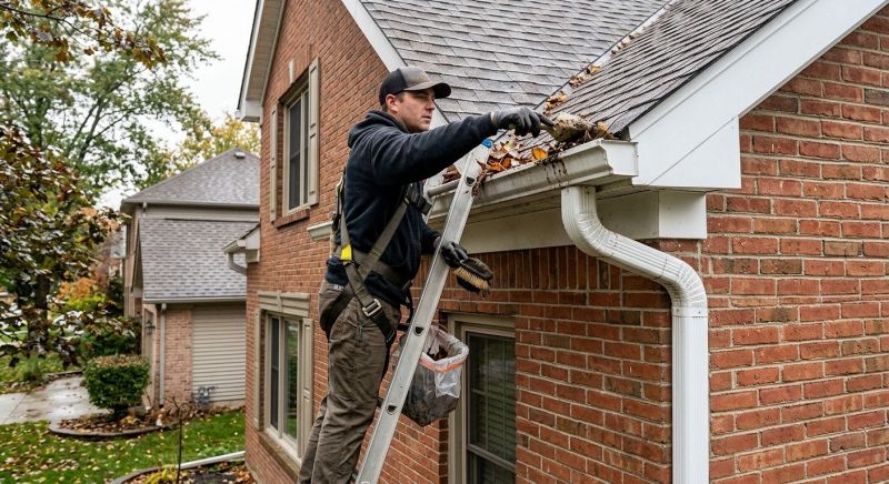 Downspout Blockage Removal in Longmont, CO