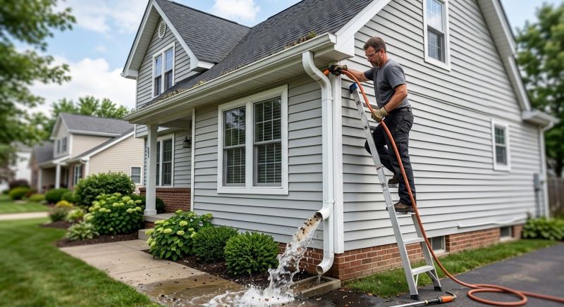 Downspout Cleaning in Richmond, VA
