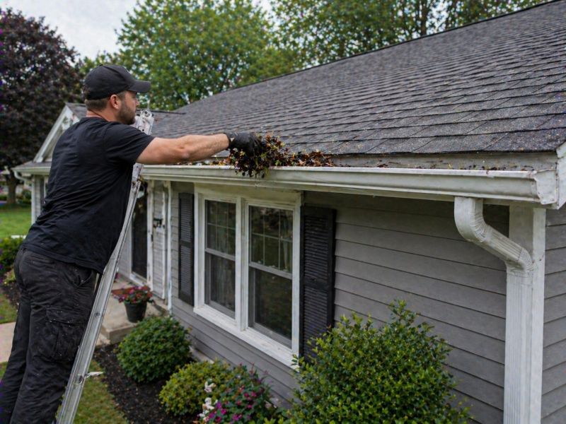 Roof Gutter Cleaning in Fredericksburg, VA